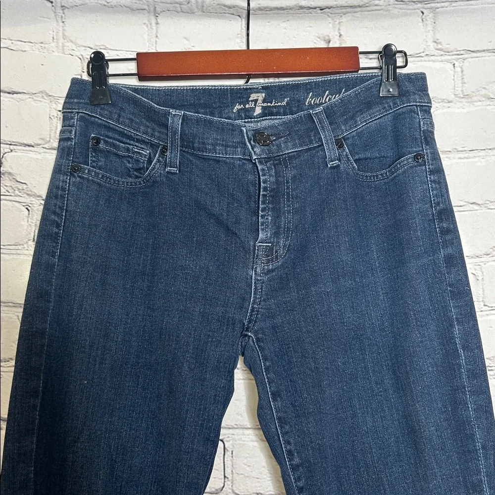 7 For All Mankind Bootcut Blue Jeans Size 29 Excellent Condition